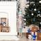Glitzhome® 28" Lighted Resin Christmas Cupcake Nutcracker Porch Decor with Timer